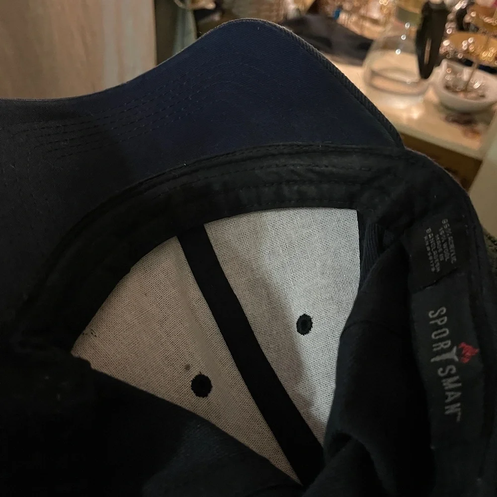 Navy Ralph Lauren navy Cap with‎ Green Logo